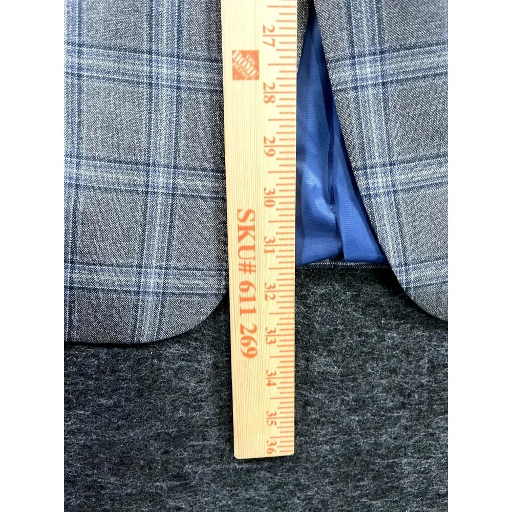 Vintage Wool‎ Blazer / Sport Coat / Classic Plaid / Made in USA - 42